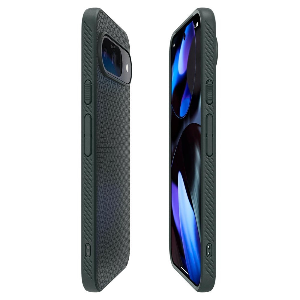 Suojakotelo Google Pixel 9 Pro XL:lle, Spigen, Liquid Air, Vihreä ACS07717