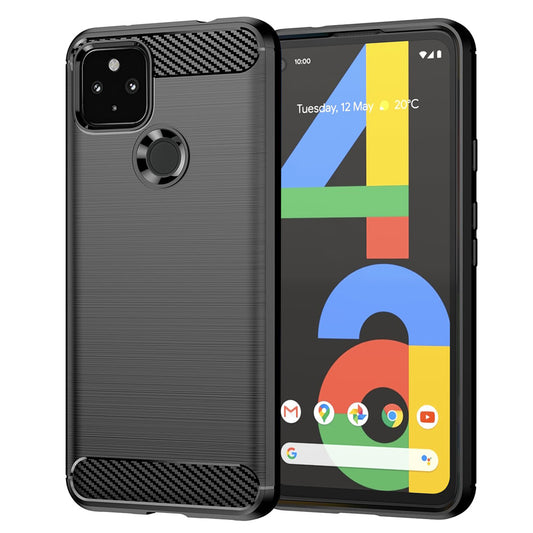 Kuori Google Pixel 4a 5G:lle, Techsuit, Hiili, Musta