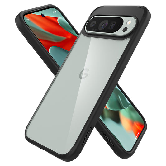 Suojakotelo Google Pixel 9 Pro XL:lle, Spigen, Ultra Hybrid, Mattamusta ACS07724