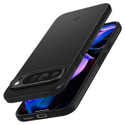 Kotelo Google Pixel 9 Pro XL:lle, Spigen, Thin Fit, Musta ACS07731