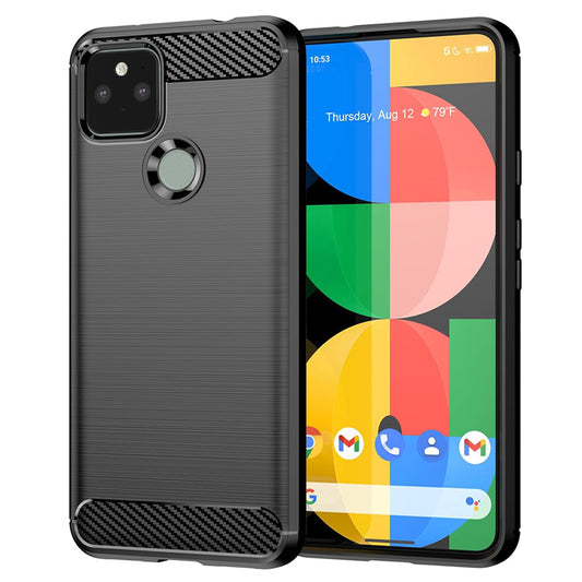 Kuori Google Pixel 5:lle, Techsuit, Hiili, Musta