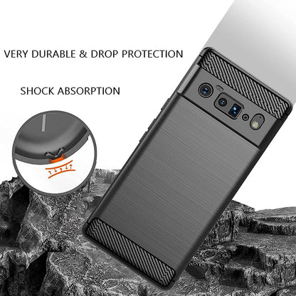 Case for Google Pixel 6 Pro, Techsuit, Carbon, Black