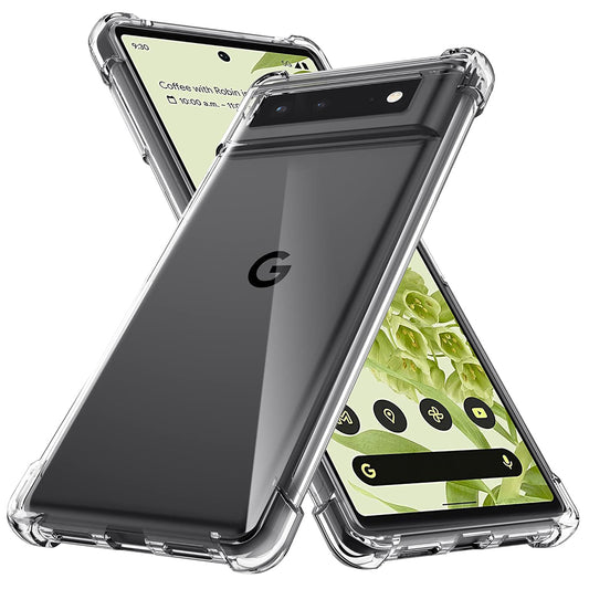 Kuori Google Pixel 6 Pro:lle, Techsuit, Iskunkestävä Kirkas, Läpinäkyvä