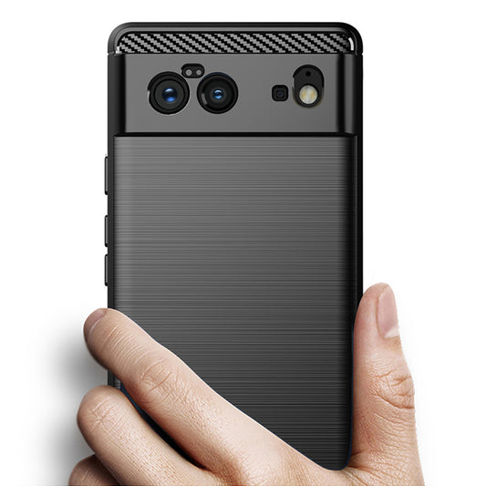 Kuori Google Pixel 6:lle, Techsuit, Hiili, Musta