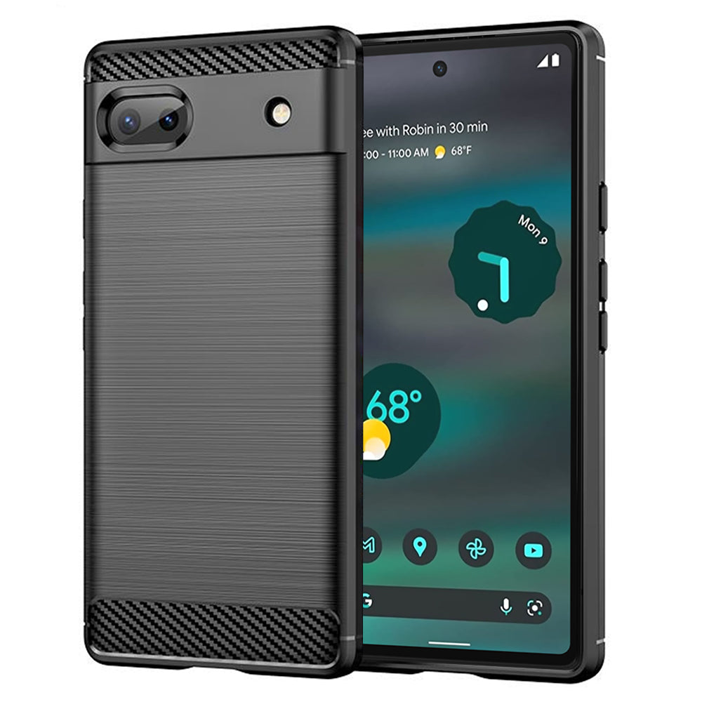 Case for Google Pixel 6a, Techsuit, Carbon, Black