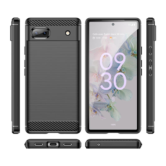 Kuori Google Pixel 6a:lle, Techsuit, Hiili, Musta