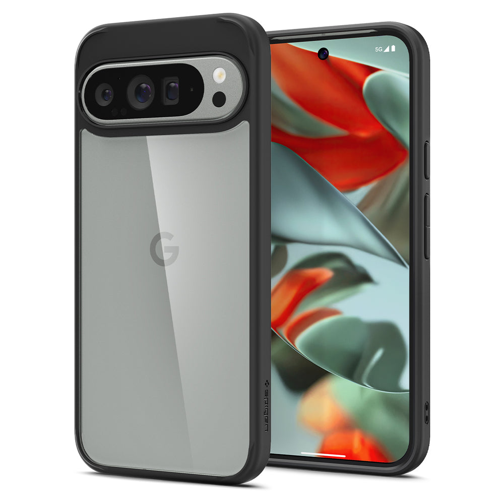 Suojakotelo Google Pixel 9 Pro XL:lle, Spigen, Ultra Hybrid, Mattamusta ACS07724