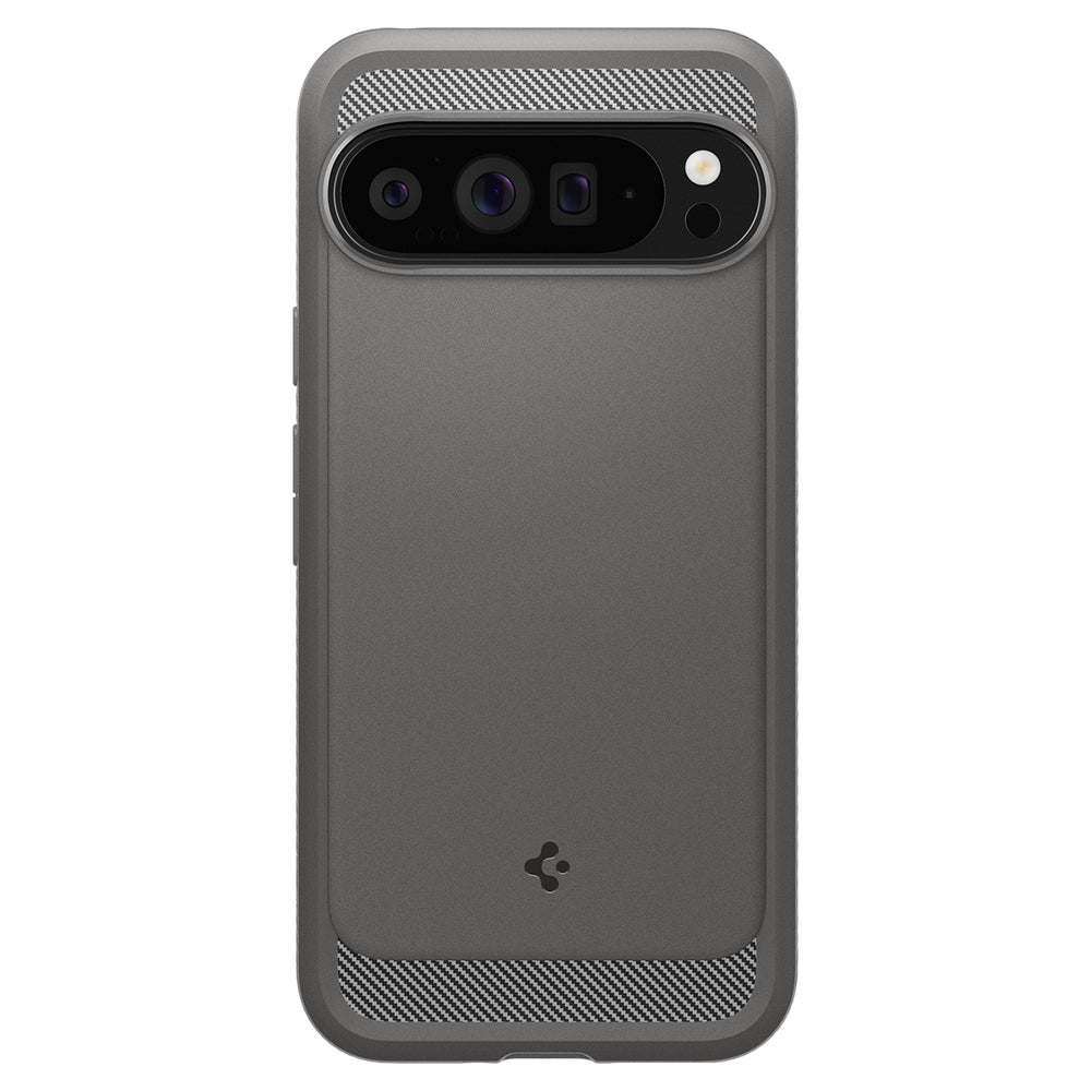 Suojakotelo Google Pixel 9 Pro XL:lle, Spigen, Rugged Armor, Harmaa ACS07784