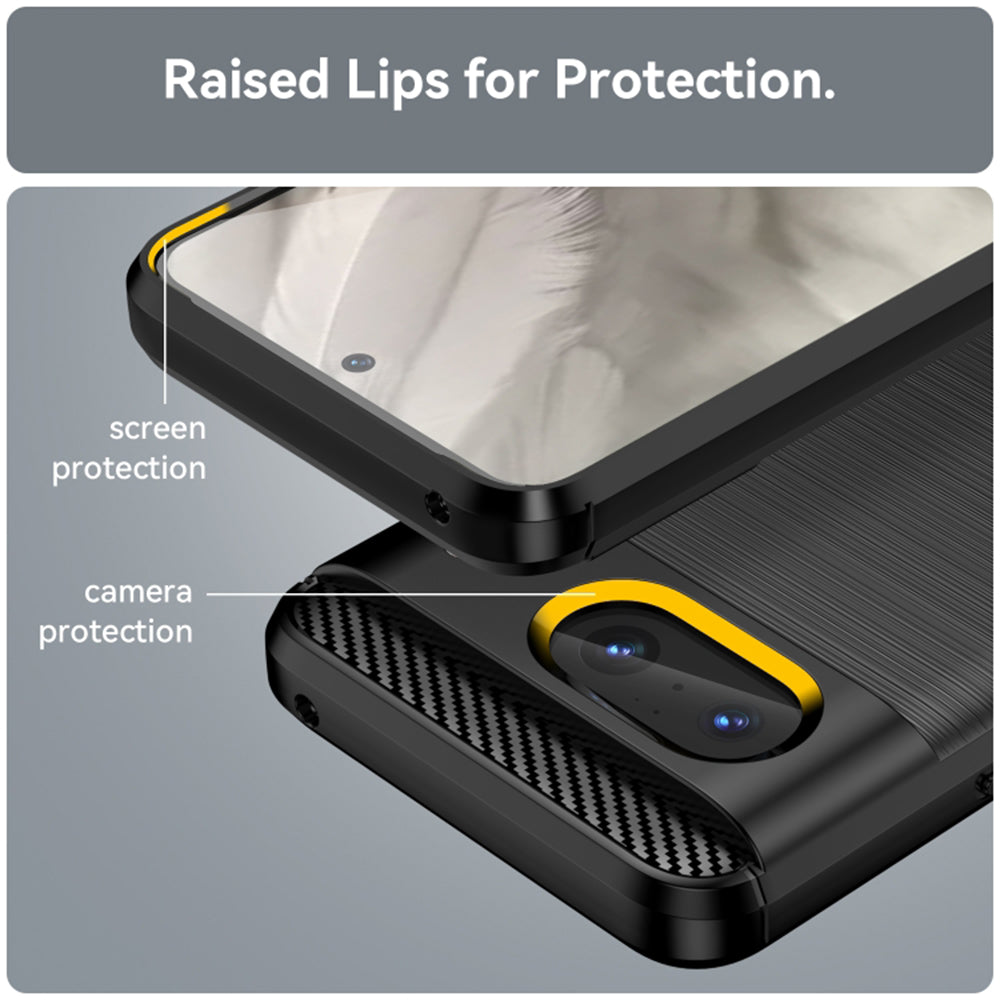 Case for Google Pixel 8, Techsuit, Carbon, Black