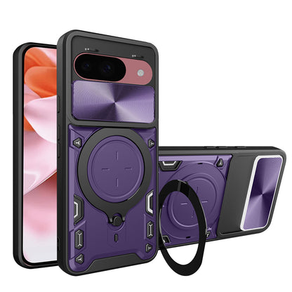 Kuori Google Pixel 9 / 9 Pro:lle, Techsuit, CamGuard Pro, Violetti