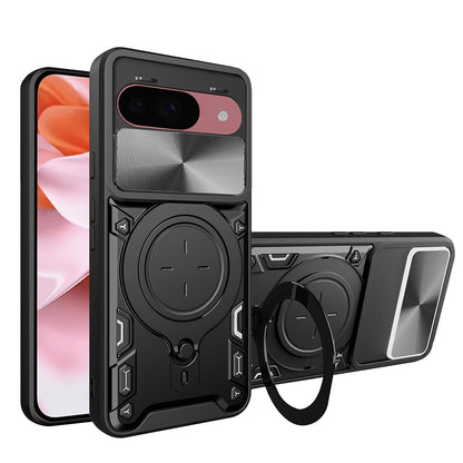 Case for Google Pixel 9 / 9 Pro, Techsuit, CamGuard Pro, Black