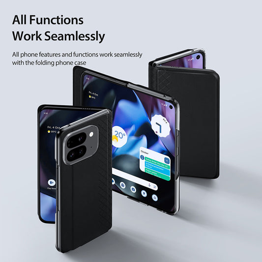 Kuori Google Pixel 9 Pro Foldille, DUX DUCIS, Bril, Vaaleanpunainen