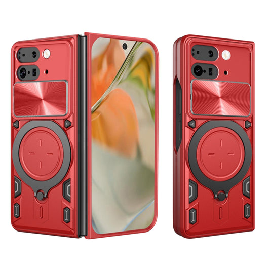Kuori Google Pixel 9 Pro Foldille, Techsuit, CamGuard Pro, Punainen