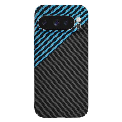 Kuori Google Pixel 9 Pro:lle, Techsuit, Carbonite FiberShell, Musta Bleu