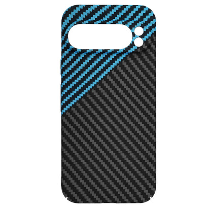 Kuori Google Pixel 9 Pro:lle, Techsuit, Carbonite FiberShell, Musta Bleu