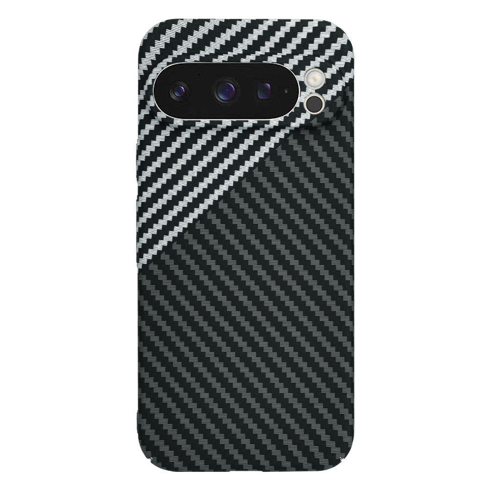 Kuori Google Pixel 9 Pro:lle, Techsuit, Carbonite FiberShell, Musta Harmaa