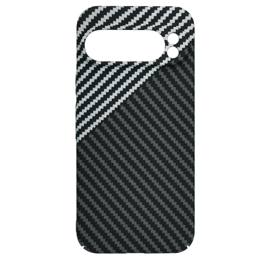 Kuori Google Pixel 9 Pro:lle, Techsuit, Carbonite FiberShell, Musta Harmaa