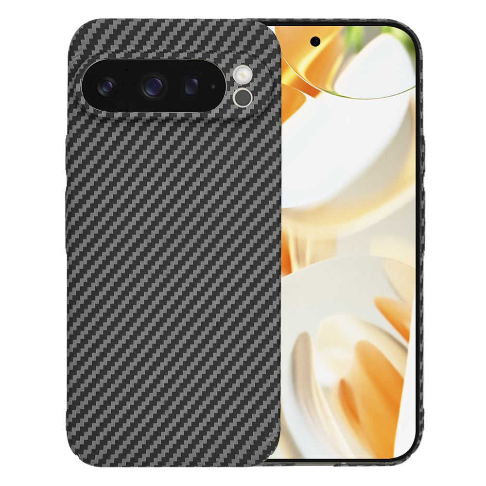 Kuori Google Pixel 9 Pro:lle, Techsuit, Carbonite FiberShell, Musta