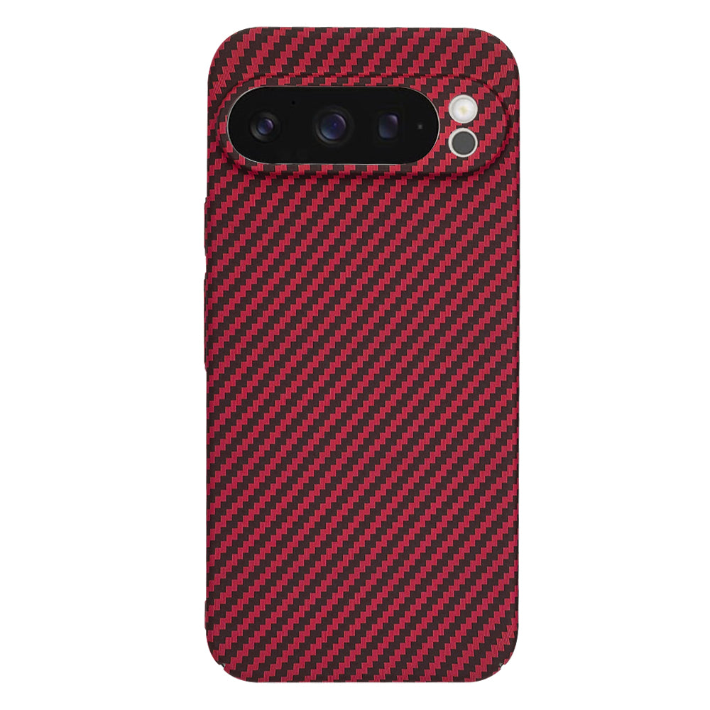 Kuori Google Pixel 9 Pro:lle, Techsuit, Carbonite FiberShell, Punainen