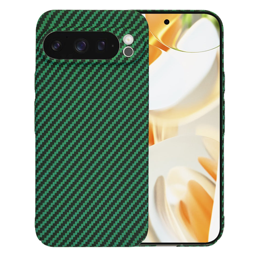 Kuori Google Pixel 9 Pro:lle, Techsuit, Carbonite FiberShell, Vihreä