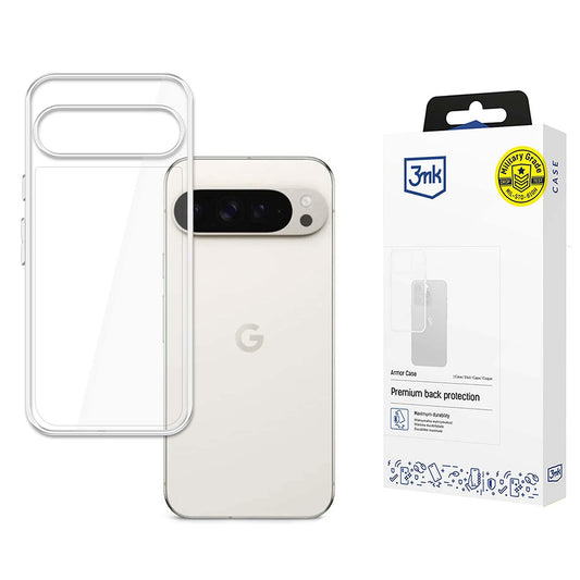 Kuori Google Pixel 9 Pro XL:lle, 3MK, Armor, Läpinäkyvä
