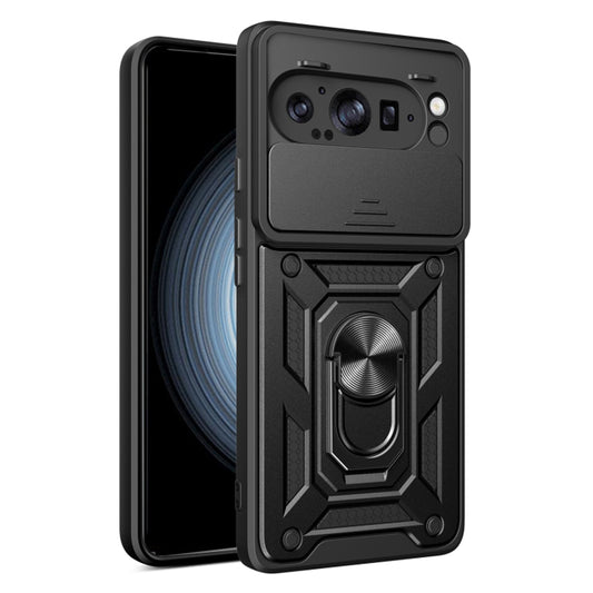 Kuori Google Pixel 9 Pro XL:lle, Techsuit, CamShield, Musta
