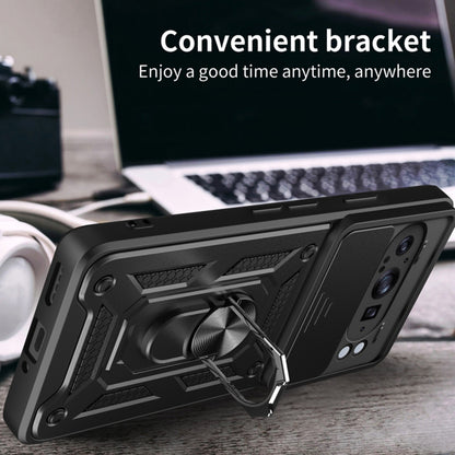 Case for Google Pixel 9 Pro XL, Techsuit, CamShield, Black