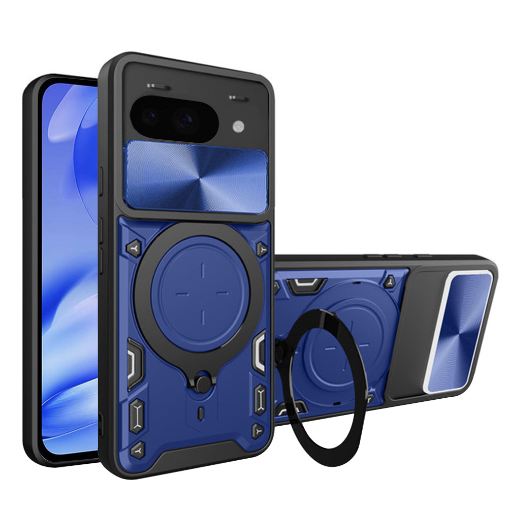 Kuori Google Pixel 9a:lle, Techsuit, CamGuard Pro, Sininen