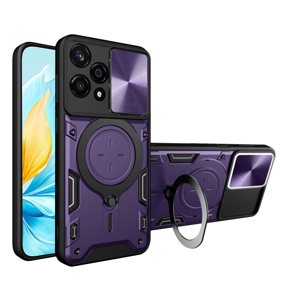 Kuori Honor 200 Lite -puhelimelle, Techsuit, CamGuard Pro, Violetti