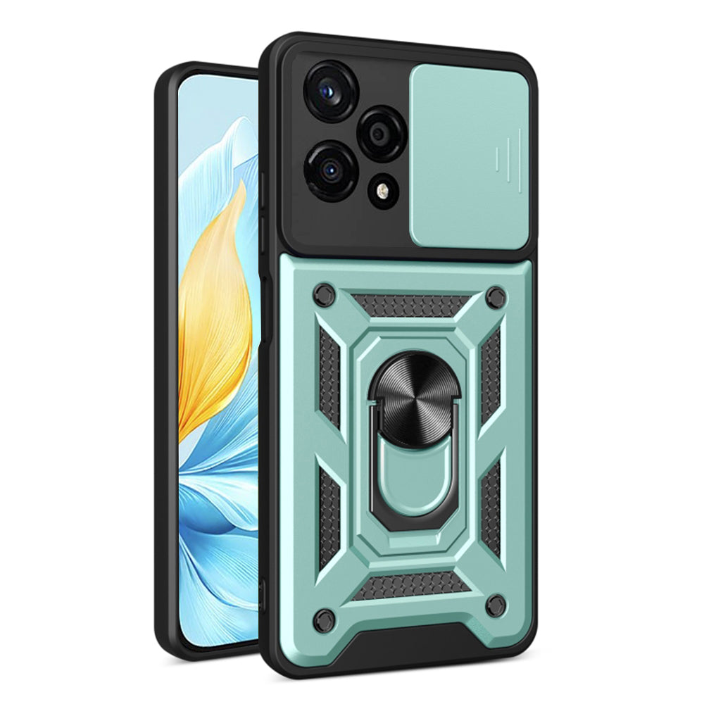 Kuori Honor 200 Lite -puhelimelle, Techsuit, CamShield, Vihreä