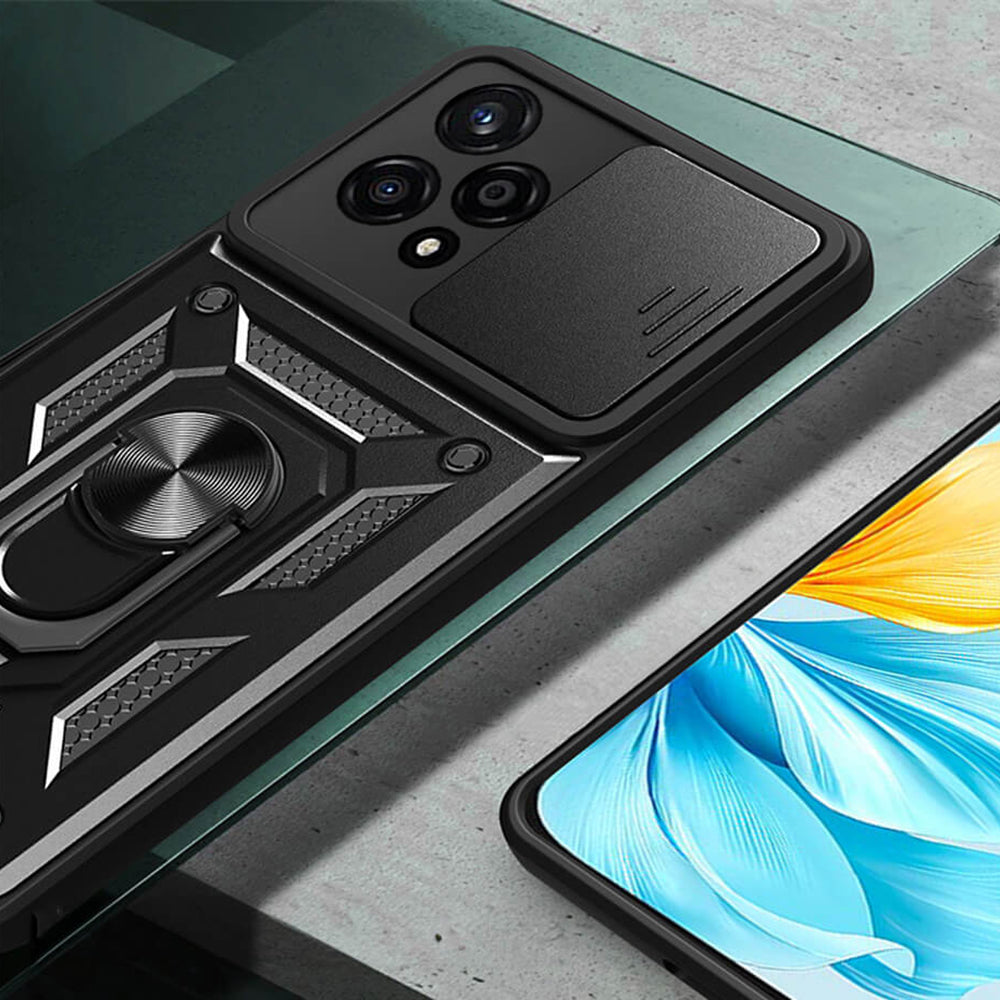 Kuori Honor 200 Lite -puhelimelle, Techsuit, CamShield, Vihreä
