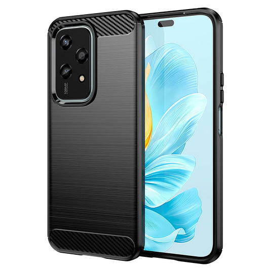 Kuori Honor 200 Lite -puhelimelle, Techsuit, Hiili, Musta