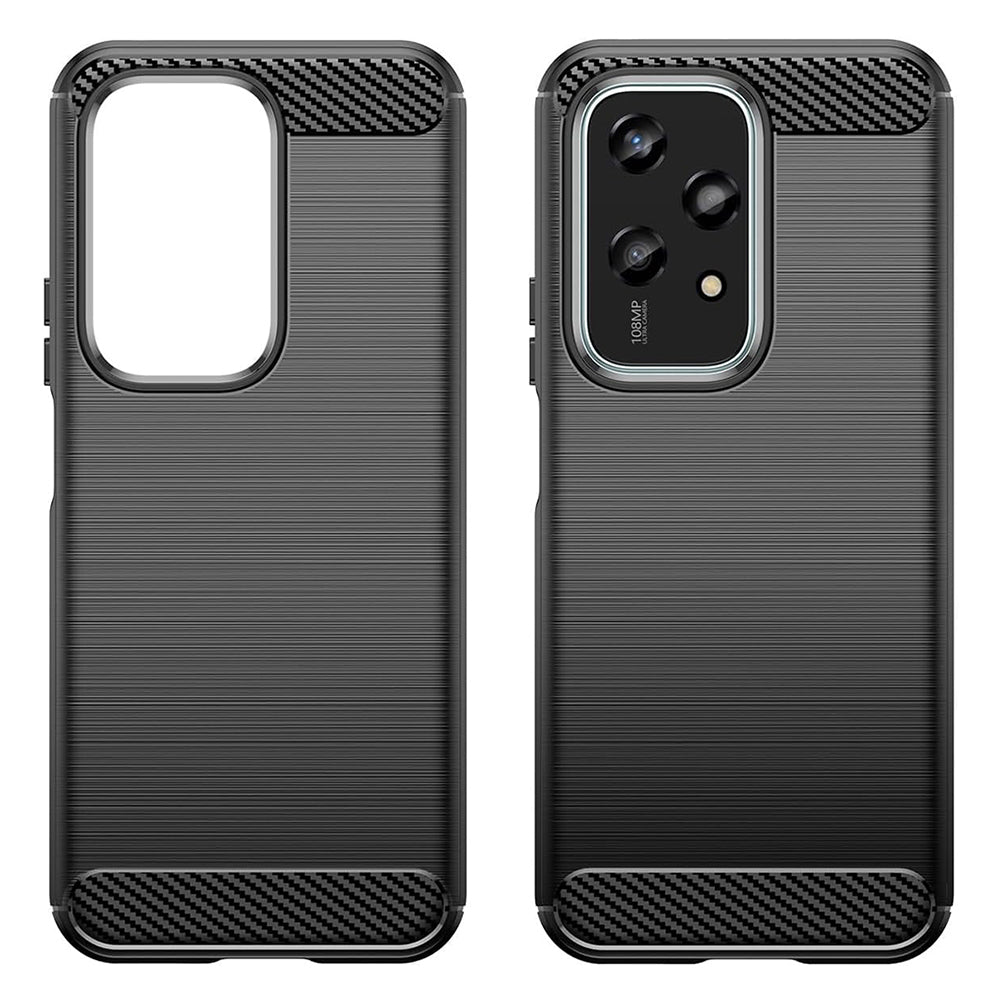 Kuori Honor 200 Lite -puhelimelle, Techsuit, Hiili, Musta