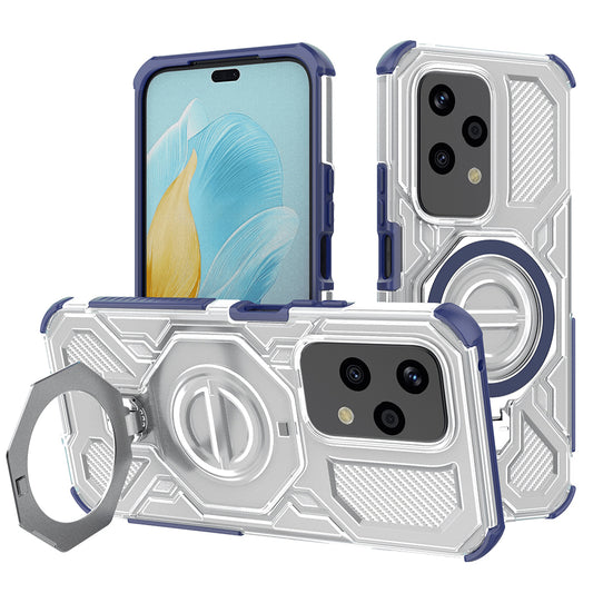 Kuori Honor 200 Lite -puhelimelle, Techsuit, Carbon Shield Pro, Sininen