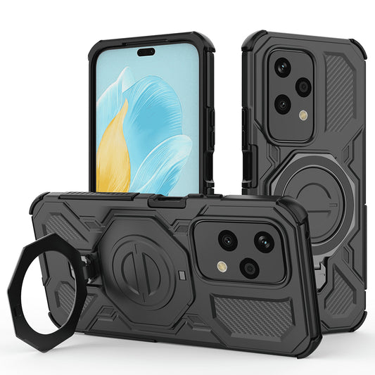 Kuori Honor 200 Lite -puhelimelle, Techsuit, Carbon Shield Pro, Musta