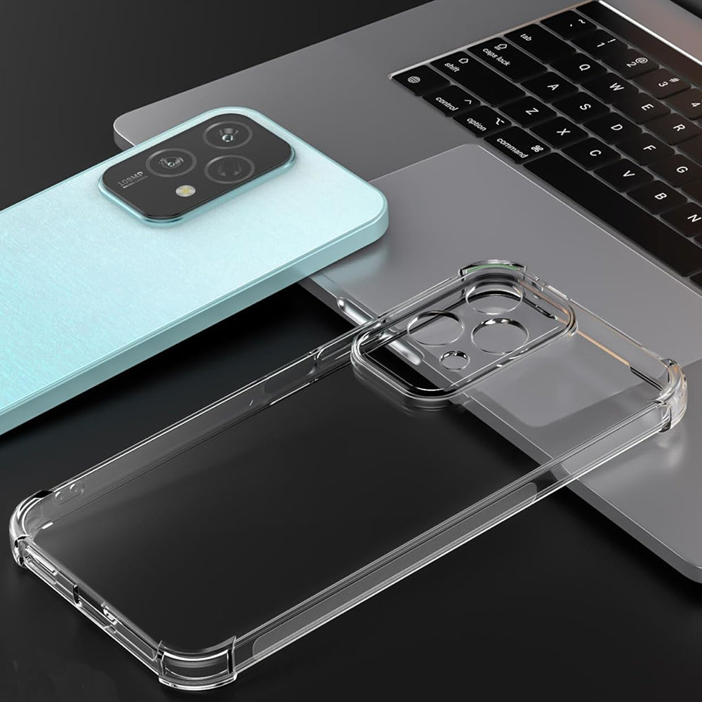 Kuori Honor 200 Lite -puhelimelle, Techsuit, Iskunkestävä Kirkas, Läpinäkyvä