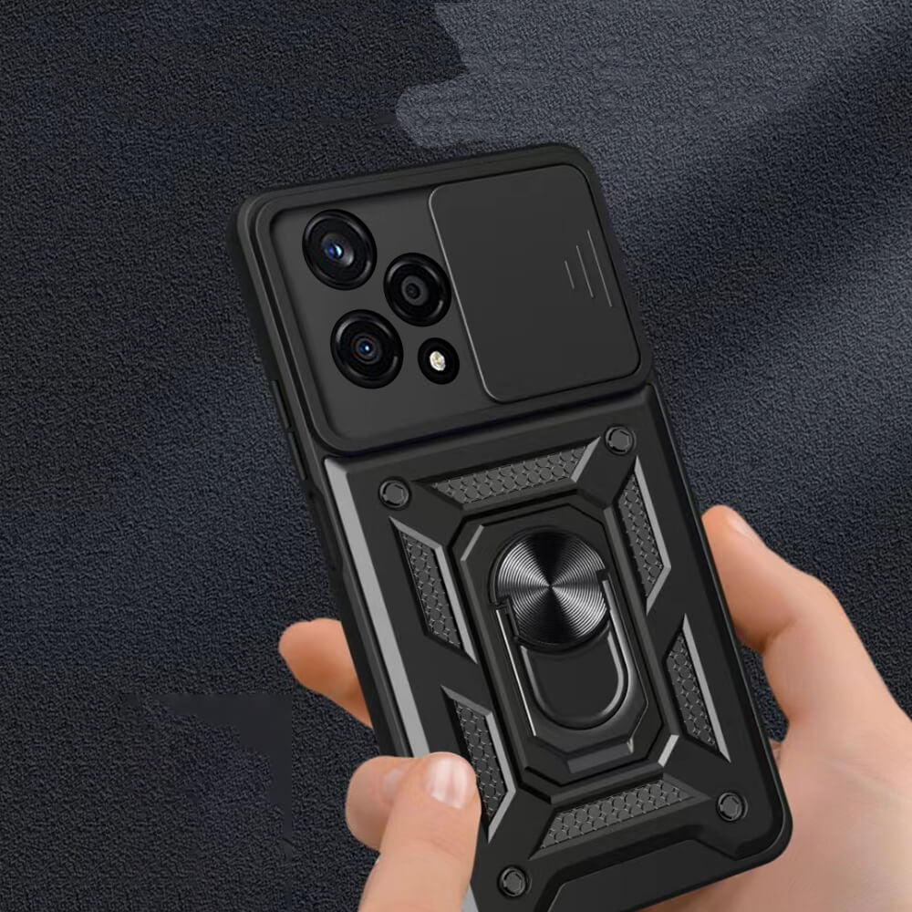 Kuori Honor 200 Pro:lle, Techsuit, CamShield, Musta