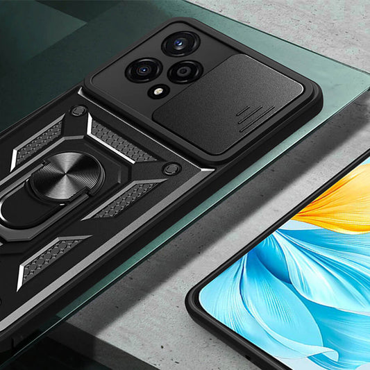 Kuori Honor 200 Pro:lle, Techsuit, CamShield, Musta