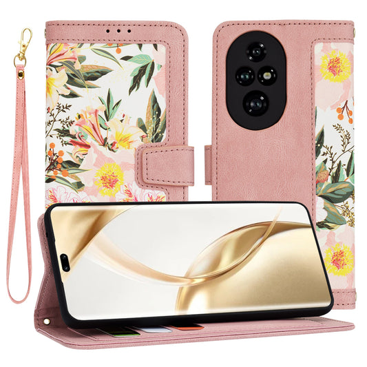 Kuori Honor 200 Pro:lle, Techsuit, FlipCraft, Vaaleanpunainen