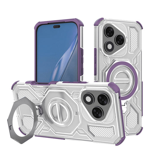 Kuori Honor 400 Lite -puhelimelle, Techsuit, Carbon Shield Pro, Violetti