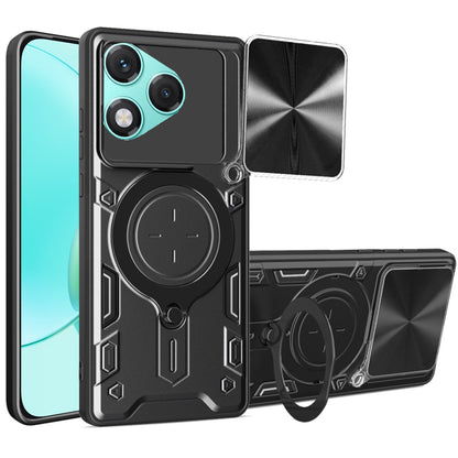 Honor 400 Lite -suojakuori, Techsuit, CamGuard Pro, Musta