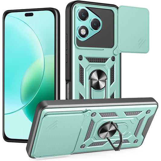 Kuori Honor 400 Lite -puhelimelle, Techsuit, CamShield, Vihreä
