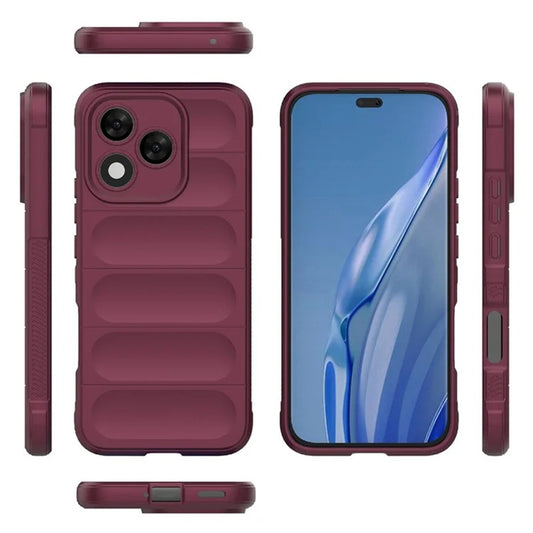 Kuori Honor 400 Lite -puhelimelle, Techsuit, Magic Shield, Viininpunainen