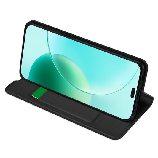 Kuori Honor 400 Lite -puhelimelle, Techsuit, Magskin Book, Musta
