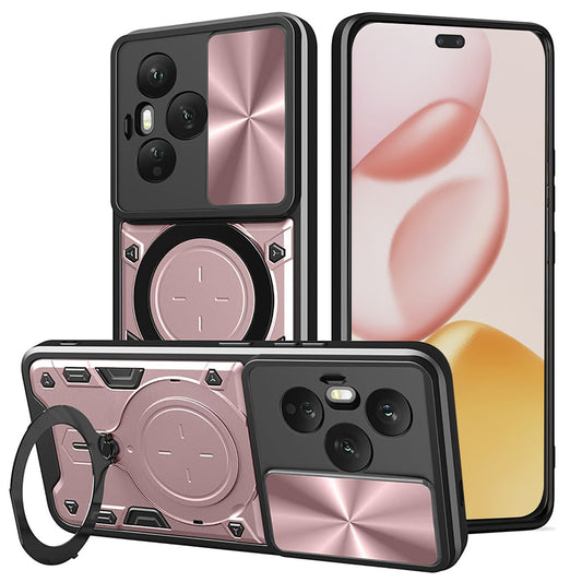 Kuori Honor 400 Pro:lle, Techsuit, CamGuard Pro, vaaleanpunakultainen
