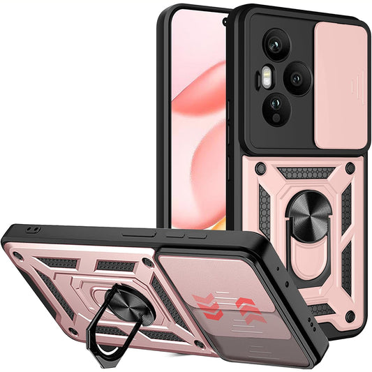 Kuori Honor 400 Pro:lle, Techsuit, CamShield, vaaleanpunainen