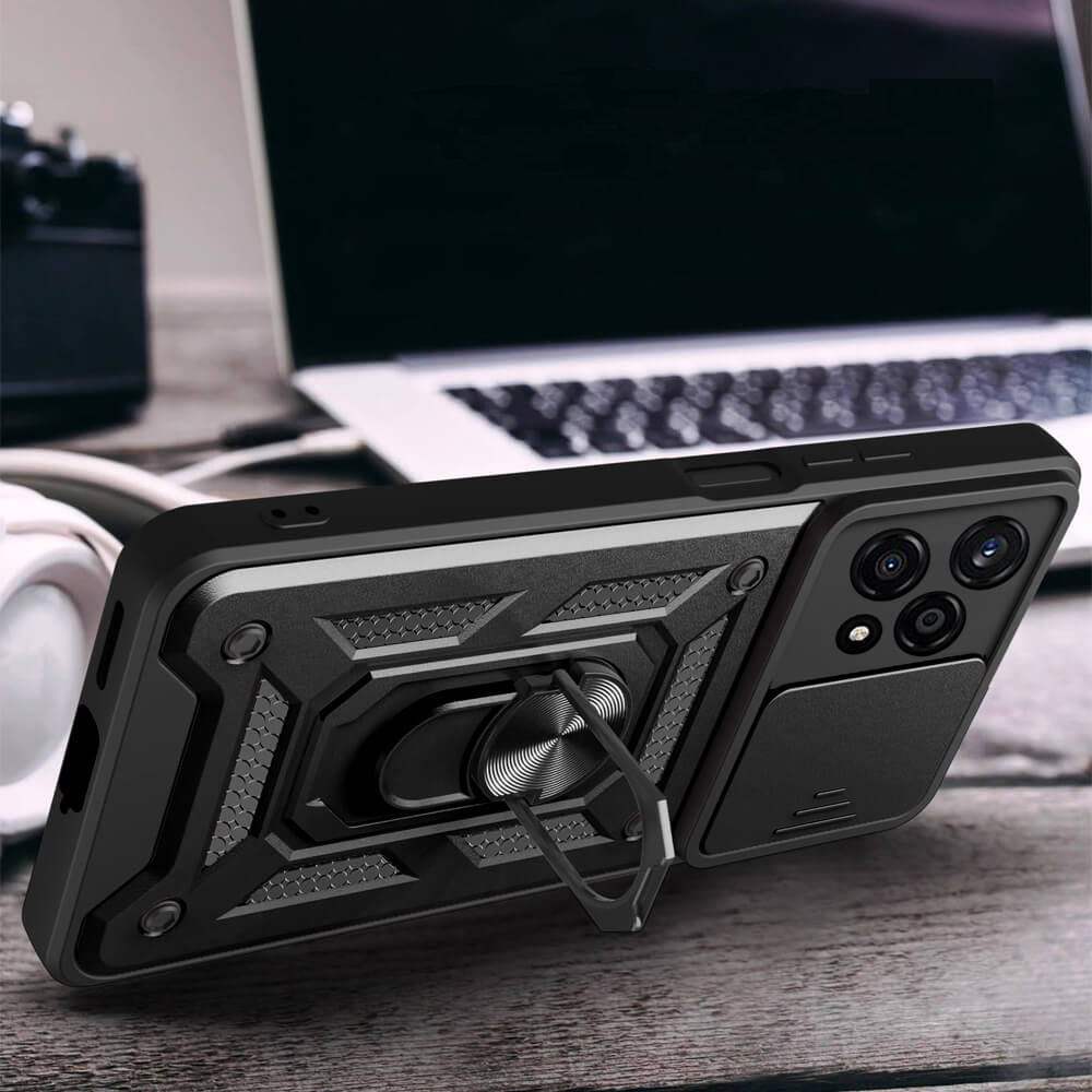 Case for Honor 400 Pro, Techsuit, CamShield, Green