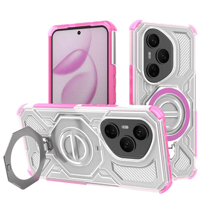 Kuori Honor 400 Pro:lle, Techsuit, Carbon Shield Pro, Vaaleanpunainen