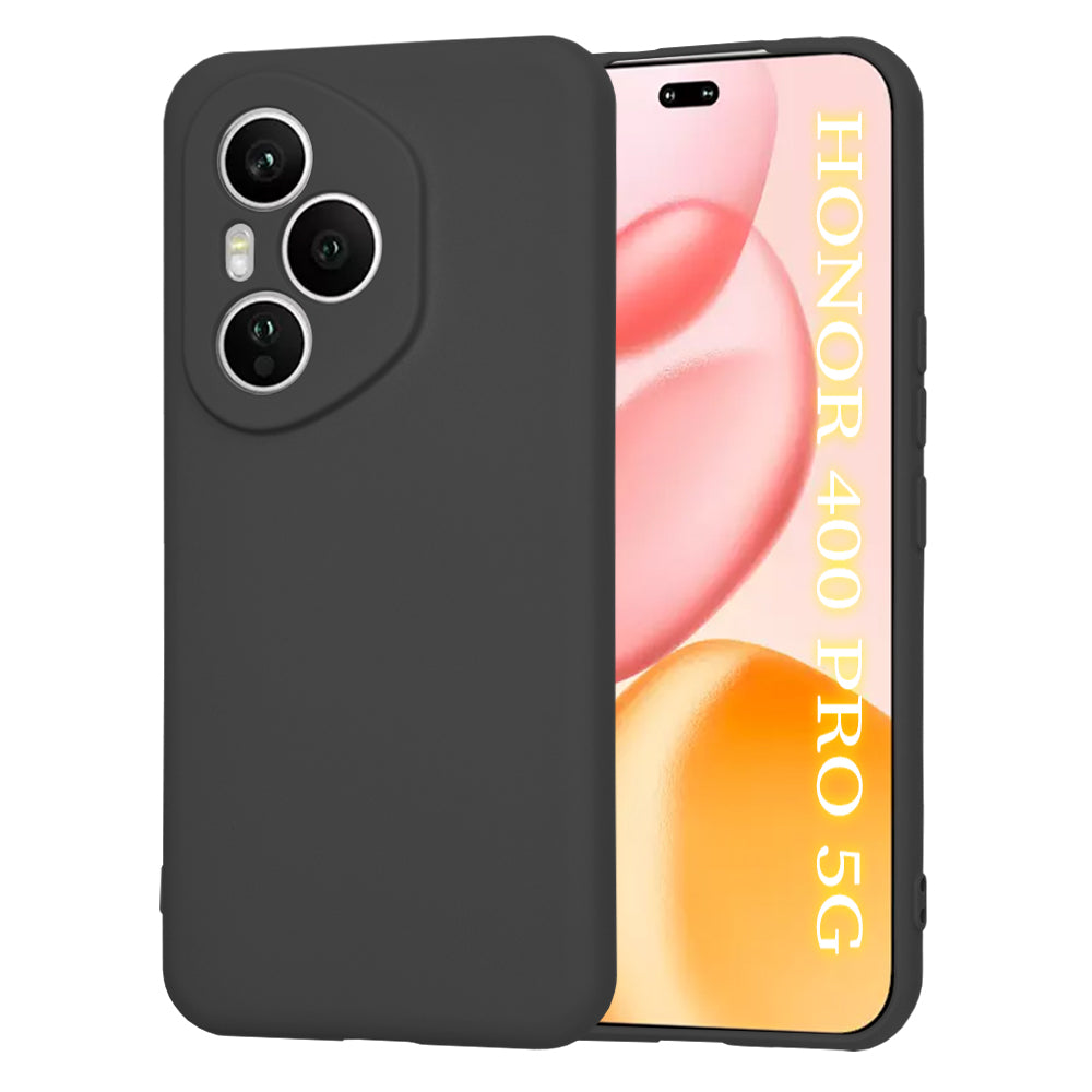 Honor 400 Pro -suojakuori, Techsuit, SoftFlex, Musta