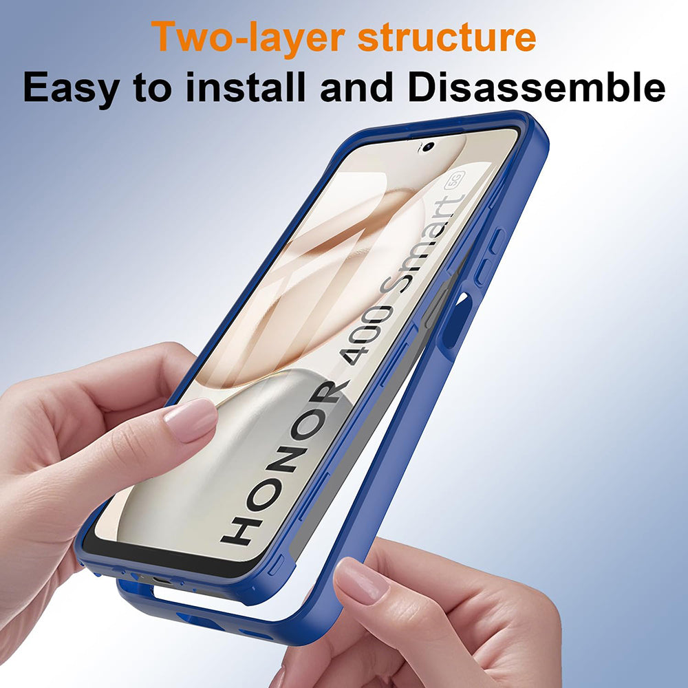 Case for Honor 400 Smart 4G / X7d 4G / 400 Smart 5G, Techsuit, ColorVerse 360, Blue